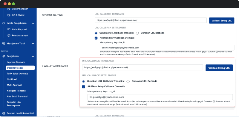 Automatic Retry Callback