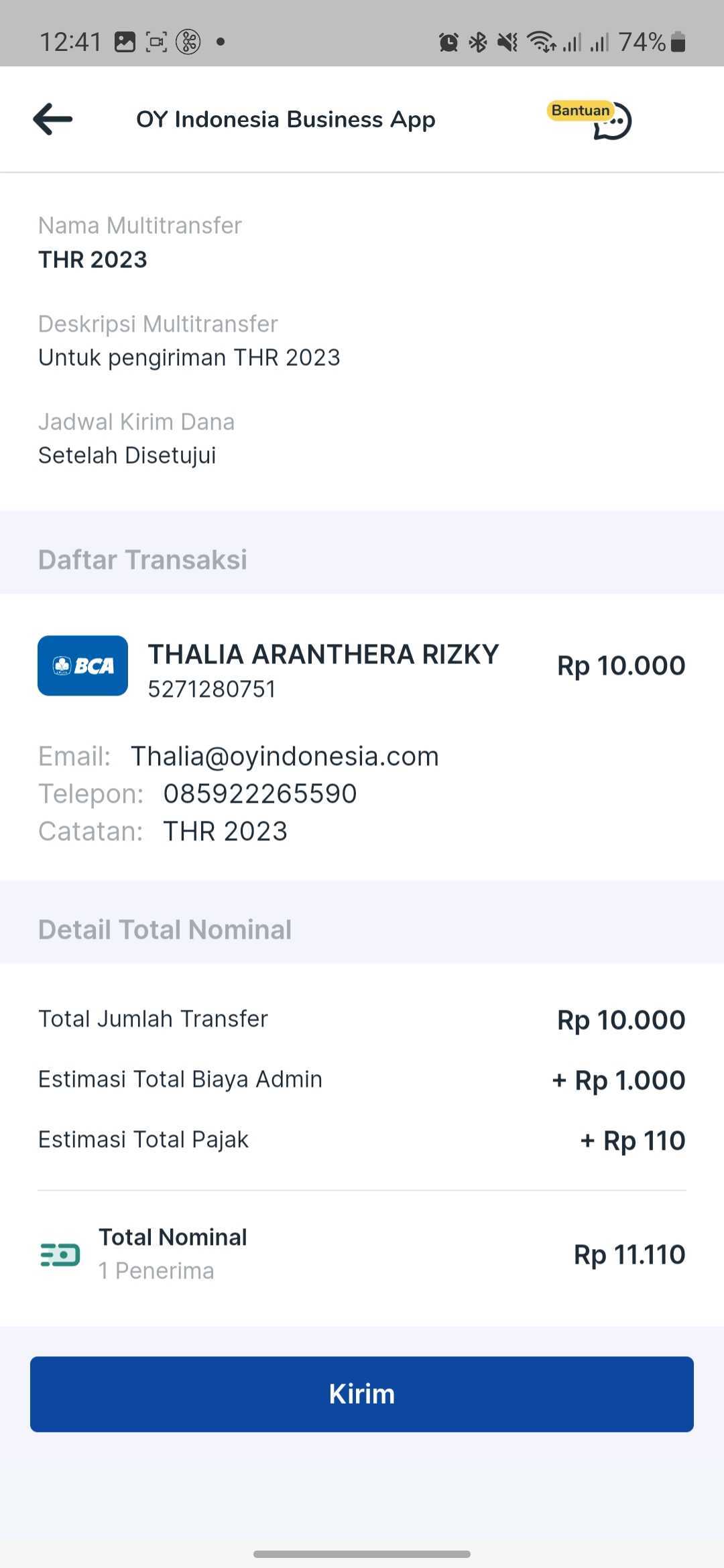 OY! Business App Detail Campaign
